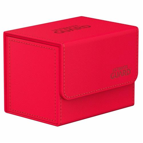 Ultimate Guard Sidewinder 80+ Xenoskin Monocolor Red Deck Box