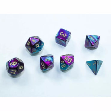 CHX 20649 Gemini Mini Purple-Teal/Gold 7-Die Set