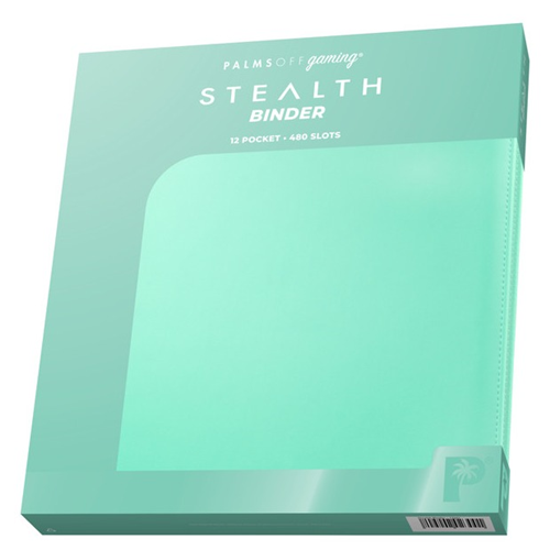 STEALTH 12 Pocket Zip Trading Card Binder - TURQUOISE