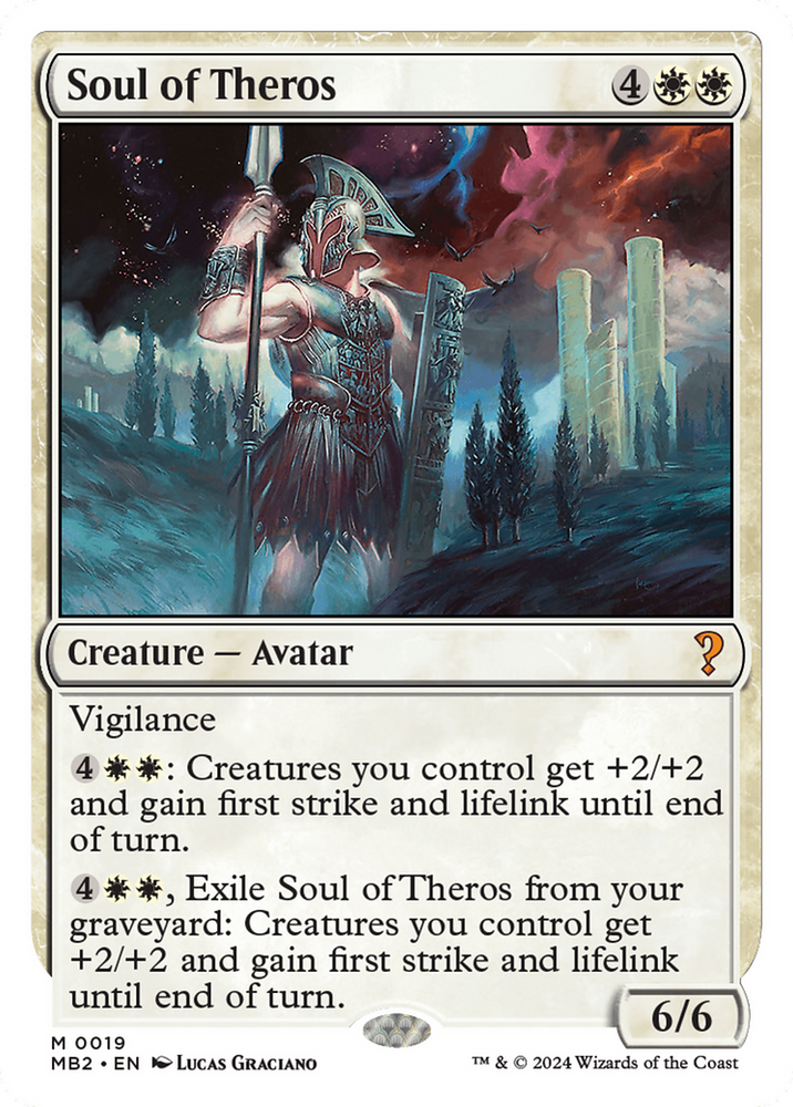 Soul of Theros (White Border) [Mystery Booster 2]