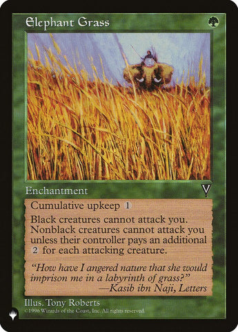 Elephant Grass [The List]