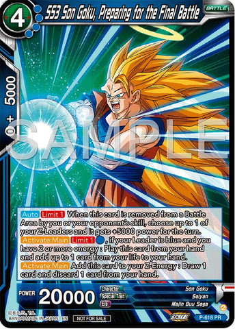 SS3 Son Goku, Preparing for the Final Battle (Deluxe Pack 2024 Vol.2) (P-618) [Promotion Cards]