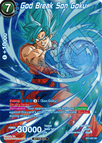 God Break Son Goku (Gen Con 2024) (BT1-031) [Promotion Cards]