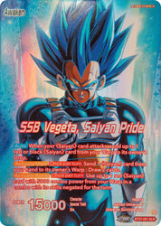 Vegeta // SSB Vegeta, Saiyan Pride (SLR) (BT27-001) [History of Z]