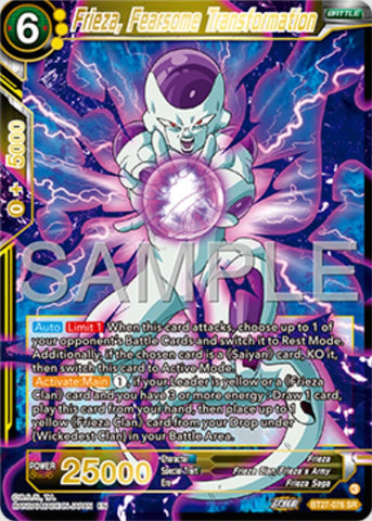 Frieza, Fearsome Transformation (BT27-076) [History of Z]