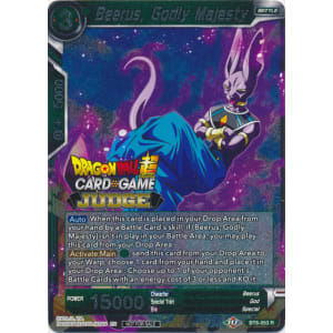 Beerus, Godly Majesty (BT8-053) [Judge Promotion Cards]