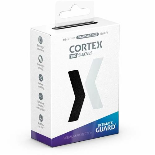 Ultimate Guard Cortex Sleeves Standard Size Black (100)