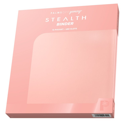 STEALTH 12 Pocket Zip Trading Card Binder - PINK