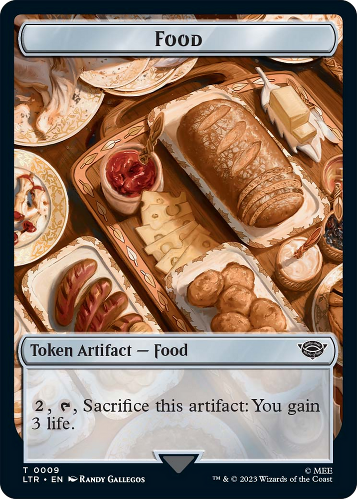 Treefolk // Food Token [The Lord of the Rings: Tales of Middle-Earth Commander Tokens]