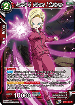 Android 18, Universe 7 Challenger (BT14-013) [Cross Spirits]