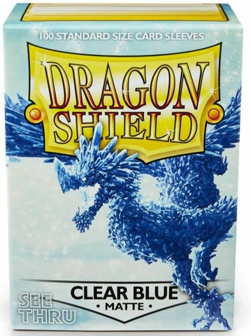 Sleeves - Dragon Shield - Box 100 - Clear Blue MATTE