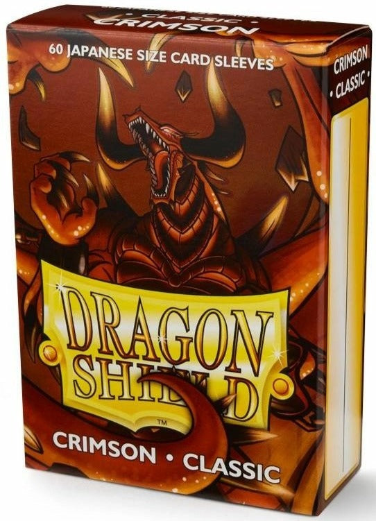 Sleeves - Dragon Shield Japanese - Box 60 - Classic Crimson