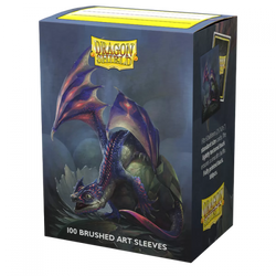 Sleeves - Dragon Shield - Box 100 - Brushed Art - Baby Dragon Huey