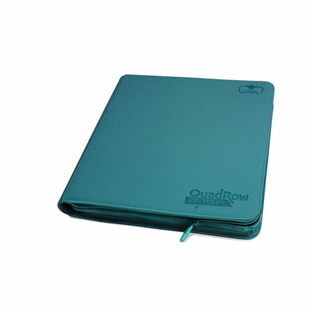 Ultimate Guard 12-Pocket QuadRow ZipFolio XenoSkin Petrol Blue Folder