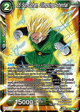 SS Son Gohan, Glimpsing Potential (BT14-065) [Cross Spirits]