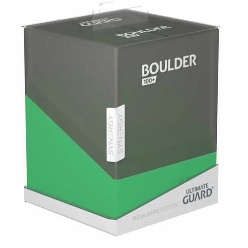 Ultimate Guard Synergy Boulder 100+ Black/Green Deck Box