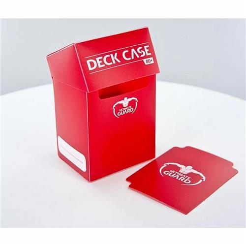 Ultimate Guard Deck Case 80+ Standard Size Red Deck Box