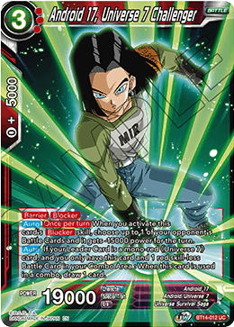 Android 17, Universe 7 Challenger (BT14-012) [Cross Spirits]