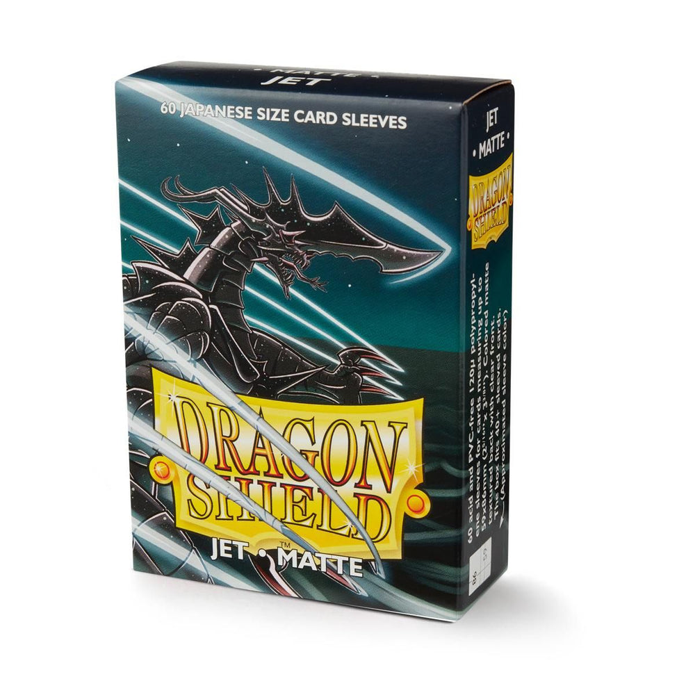 Dragon Shield: Japanese Size 60ct Sleeves - Jet (Matte)