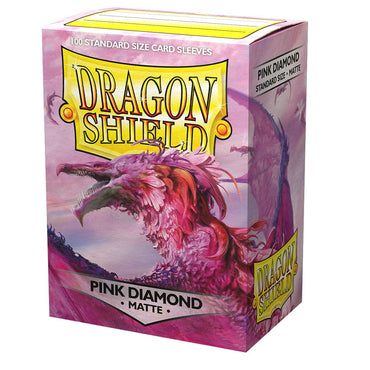 Dragon Shield: Standard 100ct Sleeves - Pink Diamond (Matte)